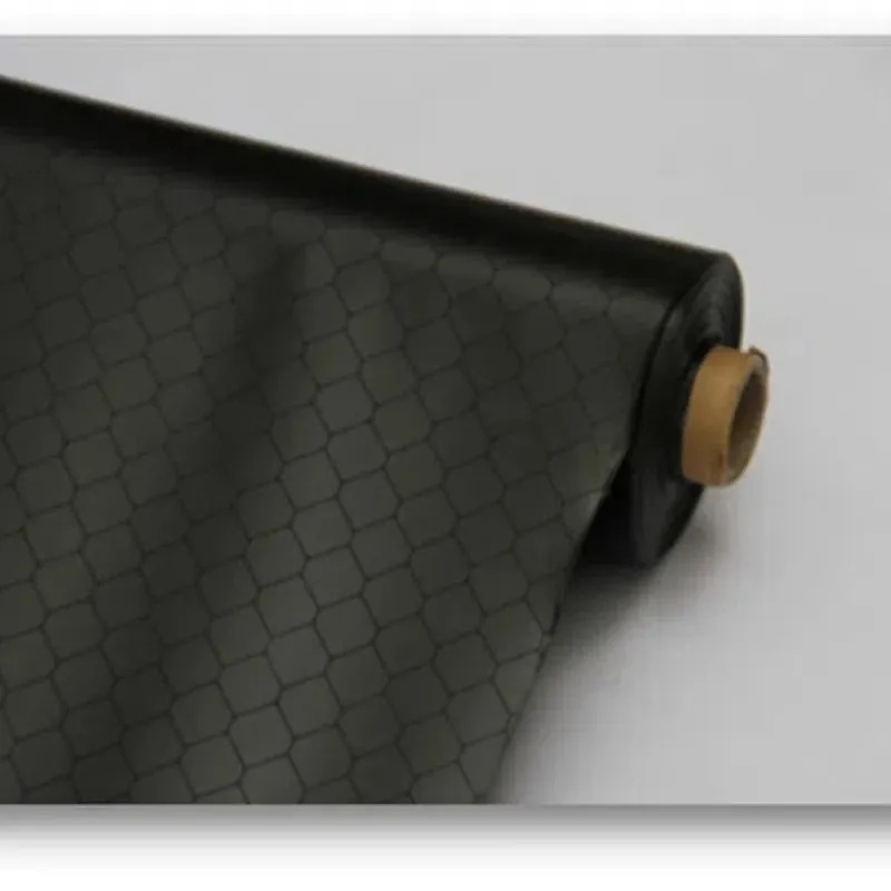 Antistatic Black Honey Grid Curtain