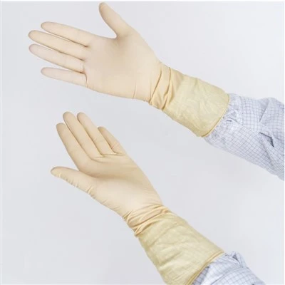 Guantes de látex desechables para salas blancas
